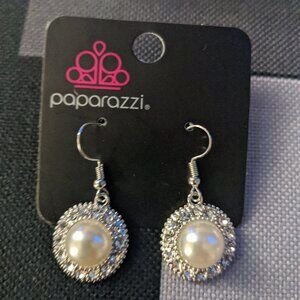 Take A Vow White Earring